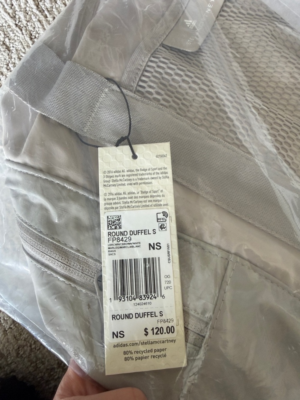 NWT adidas x Stella McCartney round duffle - Picture 4 of 4